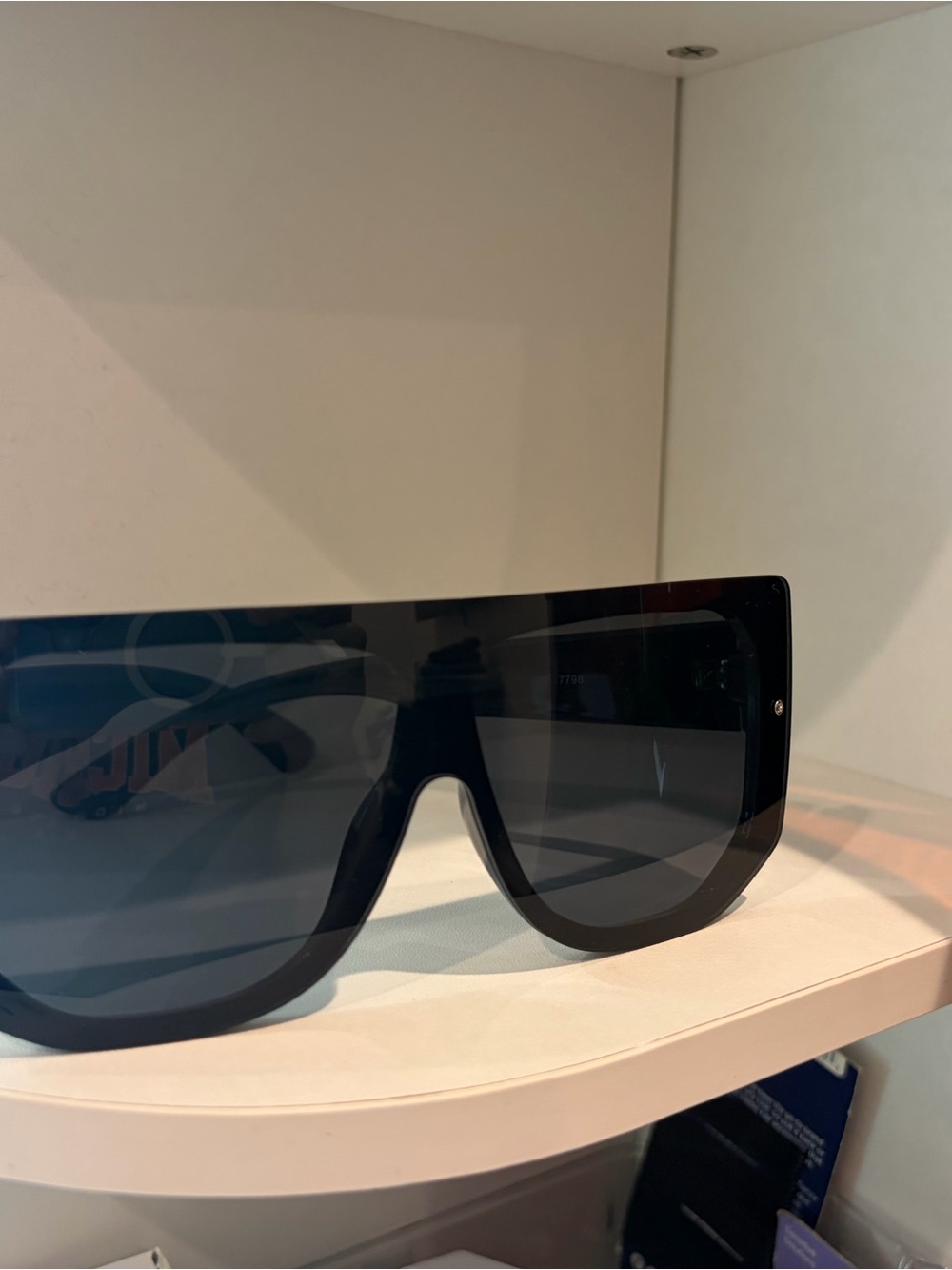 Black Shield Sunglass-Style Women Shorts Accessory